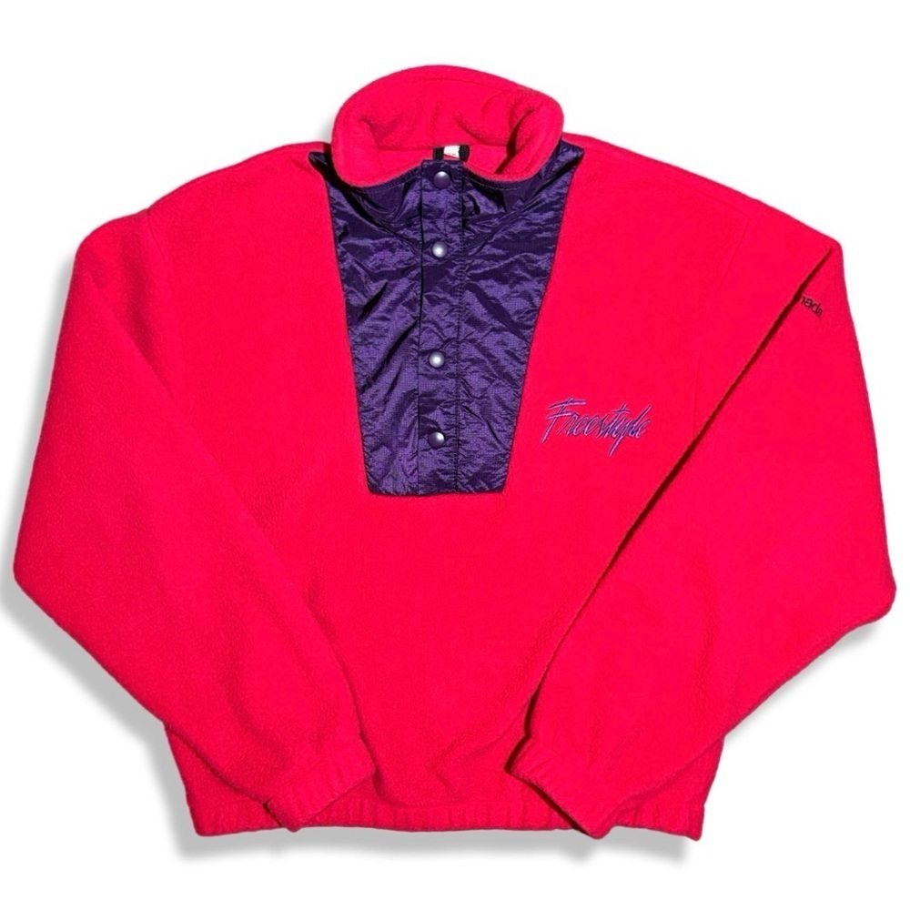 Vintage 90s Quarter Snap Fleece